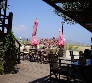 Ausblick von unserem Tisch