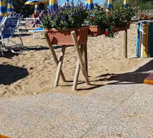 Blick zum direkten Strand