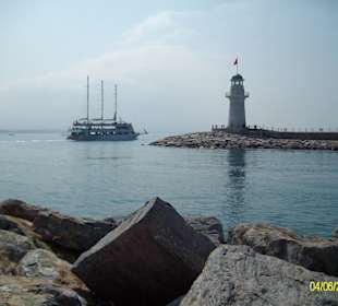 Blick auf Leuchtturm