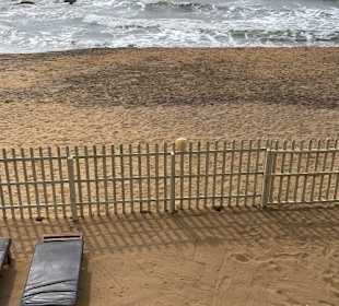 Blick vom Zimmer Strand 