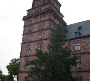 Einer der Türme vom Schloss Johannisburg
