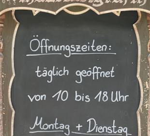 Zur Pause beim Bauernhauskaffee Windbeutelgräfin