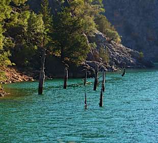 Oymapinar Baraji/ Stausee Green Lake & Green Canyon