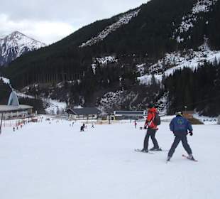 Anfängerpiste am Skizentrum Angertal