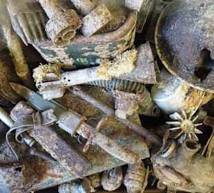 Militärische Funde vom Schlachtfeld