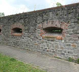 Teil der ehemaligen Befestigung von Magdeburg
