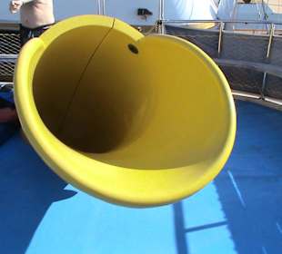 Rutsche vom Schiff