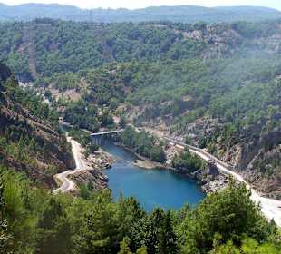 Blick von der Staumauer