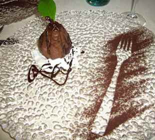 Nachtisch - Birne im Schlafrock