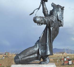 Schamanenskulptur im Nationalpark Ulaanbaatar