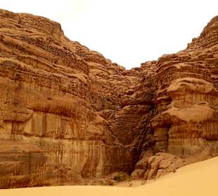 Wüstenlandschaft Wadi Rum