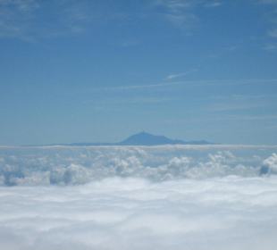 Blick auf Teneriffa und den Teide
