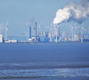 Ausblick vom Leuchtturm Campen