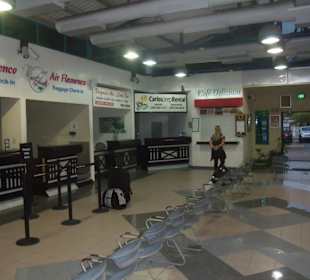 Wartebereich am Flughafen Culebra