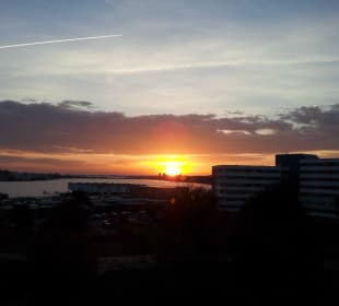 Sonnenaufgang um ca. 8Uhr, ein toller Tag beginnt