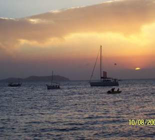 Sonnenuntergang beim Café del Mar