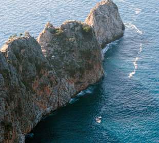 Von der Burg in Alanya aus gesehen