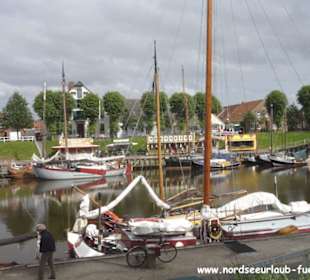 Sielhafenidylle in Carolinensiel