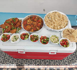 Ägyptische Küche auf dem Meer