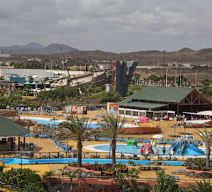 Blick über den Wasserpark