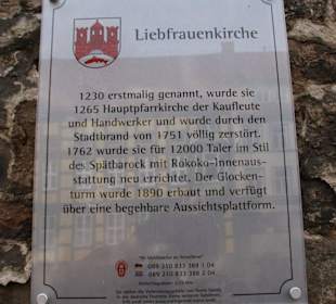 Liebfrauenkirche Historische Beschreibung
