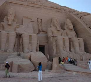 Tempel von Abu Simbel ( atemberaubend )