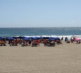 Strandabschnitt in Playa del Ingles