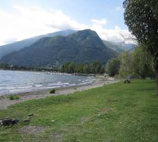 Uferpromenade in Richtung Dongo