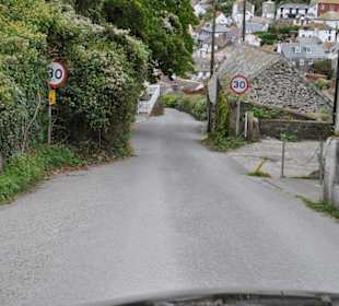 Schmaler Weg nach Port Isaac