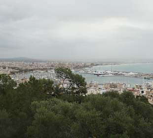 Blick auf Palma vom Castell de Bellver