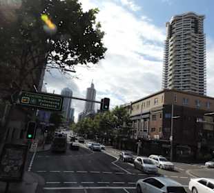 Mit dem Hop-on hop-off Bus in Sydney unterwegs