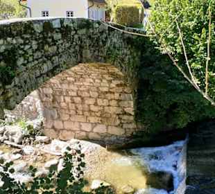 Wanderung über die Brücke 