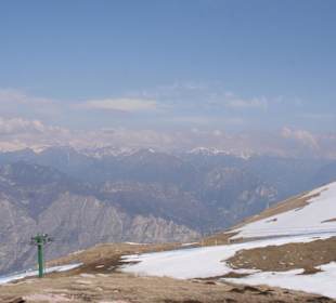 Monte Baldo bei diesiger Sicht
