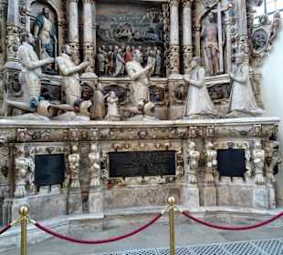Detailansicht des Epitaph in der Morizkirche