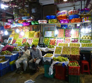 Im Frischmarkt, es gab alles frisch