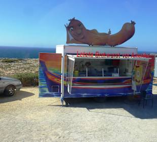 Letzte Bratwurst vor Amerika