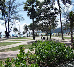 Park in Strandnähe