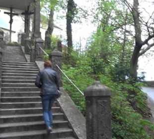 Fußweg zum Kapuzinerkloster