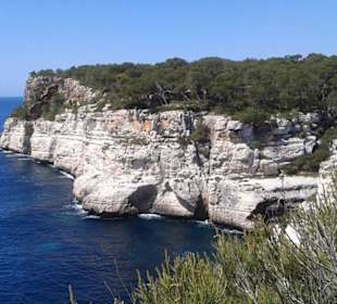 Blick vom Fußweg Cala Galdana zur Cala Macarella