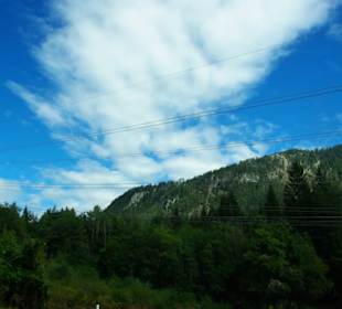 Super Aussicht auf die Berge