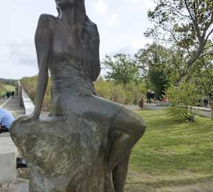 Loreley-Statue von 2023 auf dem Loreley-Plateau