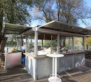 Kiosk auf der Terrasse