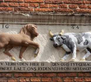 Schöne und gut erhaltene Fassaden