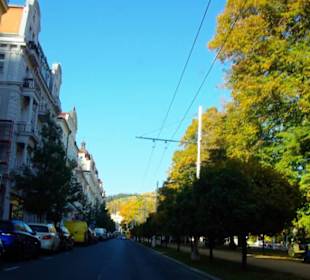 Hauptzufahrt in Marienbad