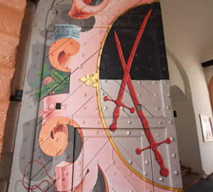 Eine Hälfte des Torhauses