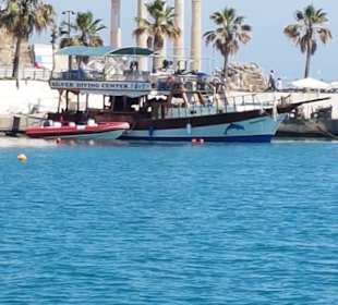 Hafen von Side und Apollon Tempel