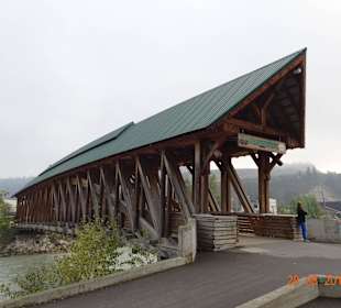 The Kicking Horse Pedestrian Bridge in Golden