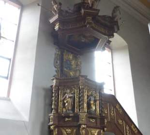 Pfarrkirche St. Burkard: Kanzel