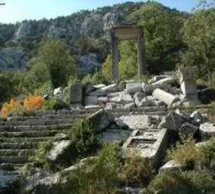 Das Marmortor Rest des Hadriantempel v. Termessos