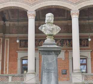 Kaiser Wilhelm Denkmal.vor der Trinkhalle